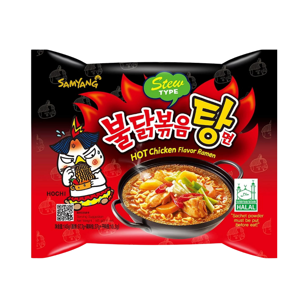 SAMYANG Buldak Ramen Ragoût de poulet épicé (145g)