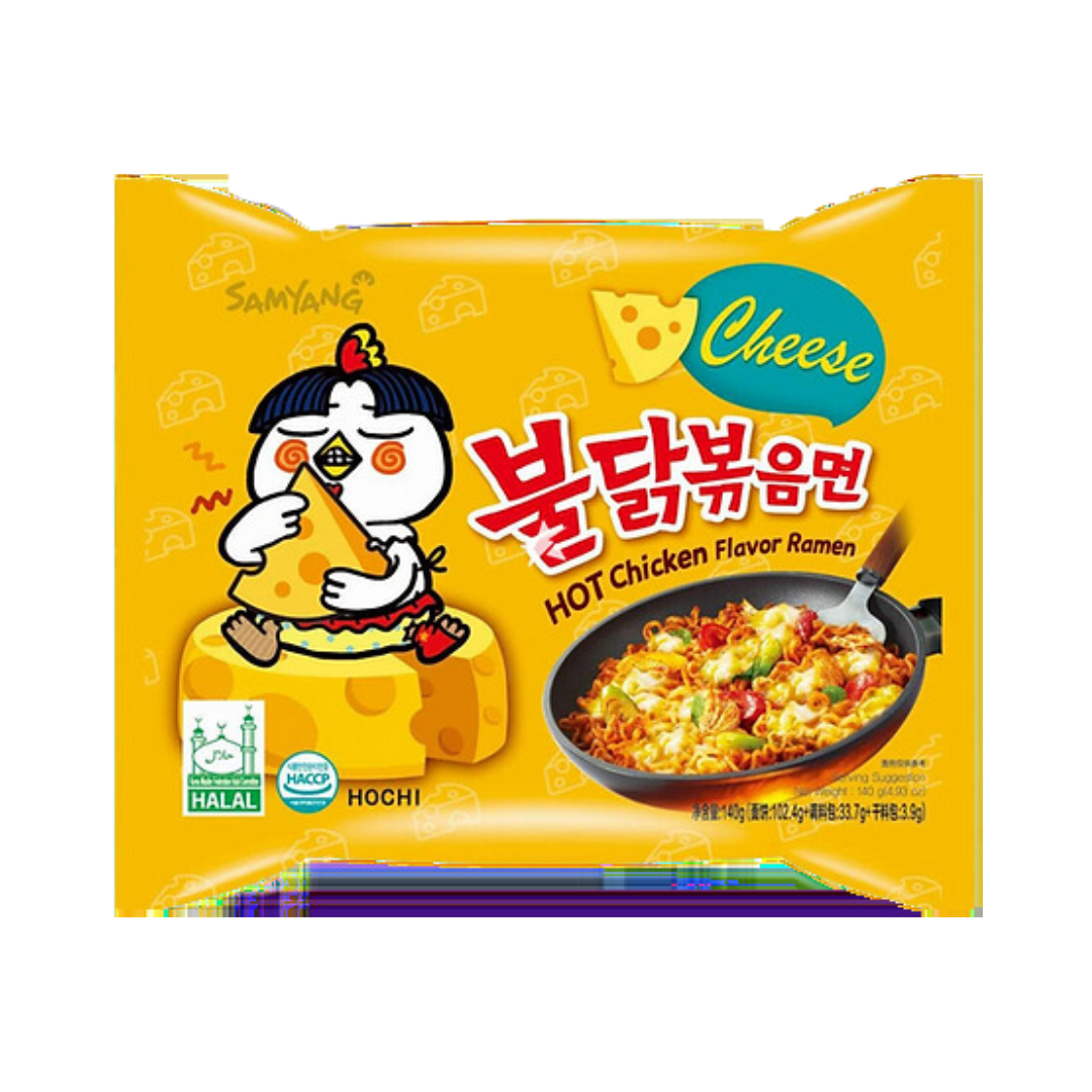 SAMYANG Buldak Ramen Fromage Poulet Pimenté (140g)