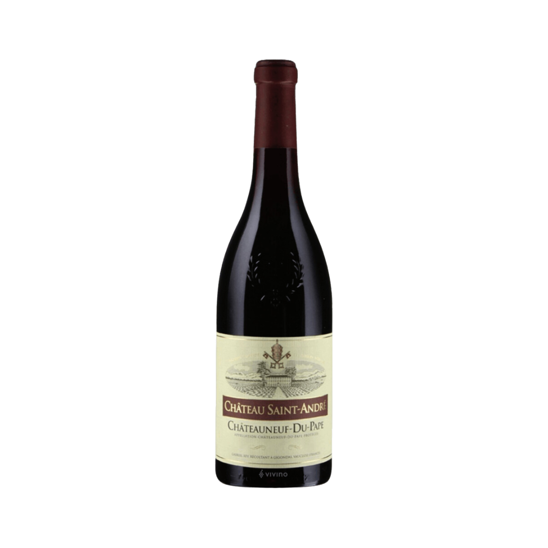 CHÂTEAUUNEUF-DU-PAPE Château Saint André - Vin Rouge Sec Français (75cl)