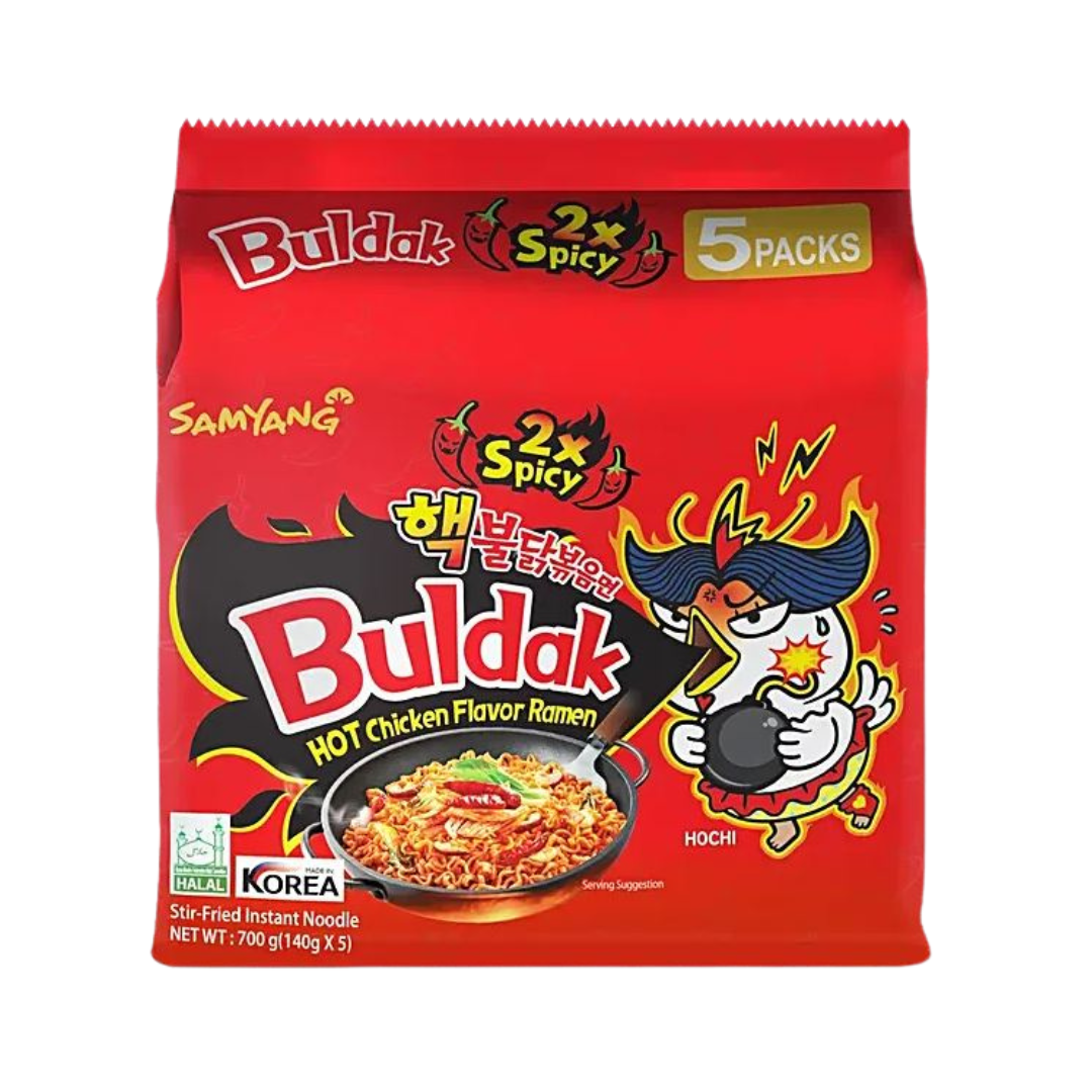 SAMYANG Ramen Buldak au poulet épicé 2X (5x140g)
