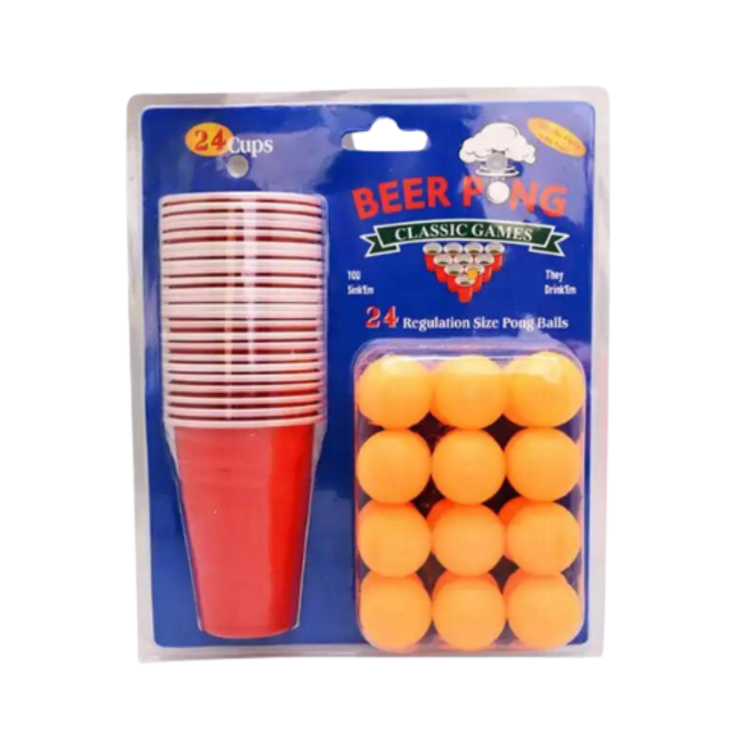 GAME Beer Pong 24 cups & 24 balls