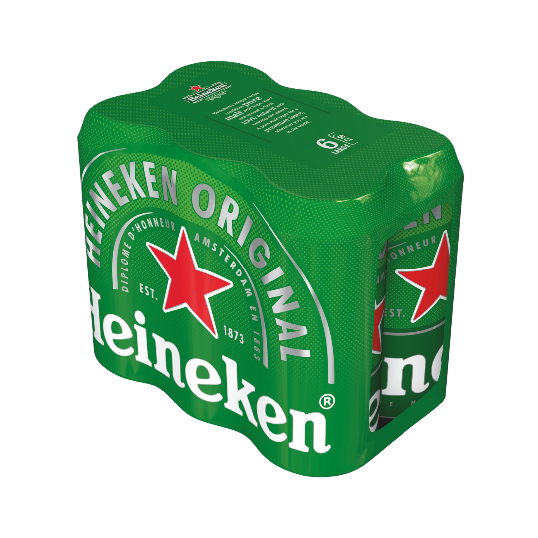 HEINEKEN Lager Beer Can 5% (6x50cl)
