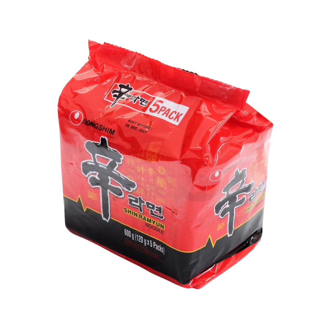 NONGSHIM Shin Ramyun Instant Noodles Spicy (5x120g)