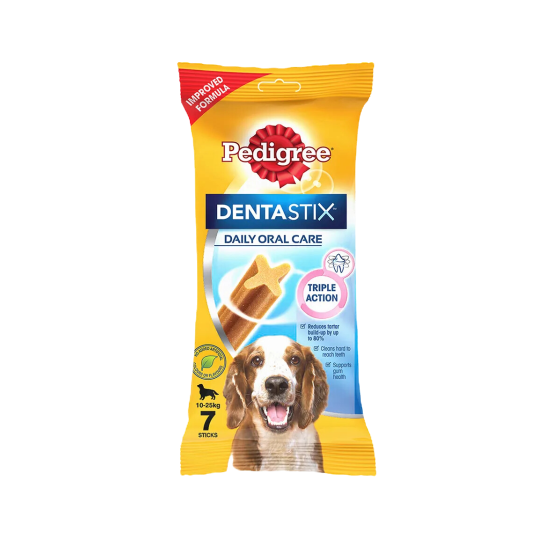 PEDIGREE Denta Stix Moyen Soin Dentaire Quotidien (154g)