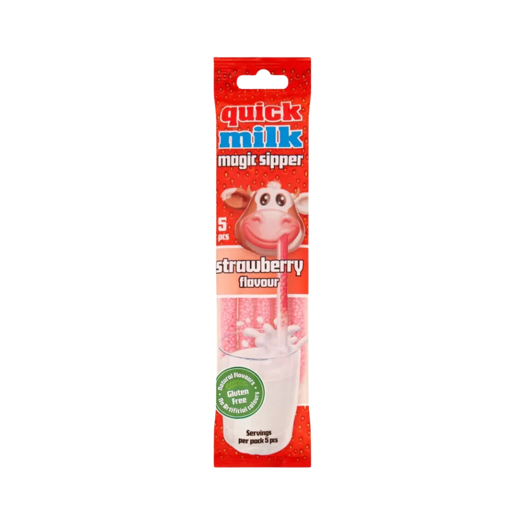 QUICK MILK Magic Sipper Strawberry (30g)