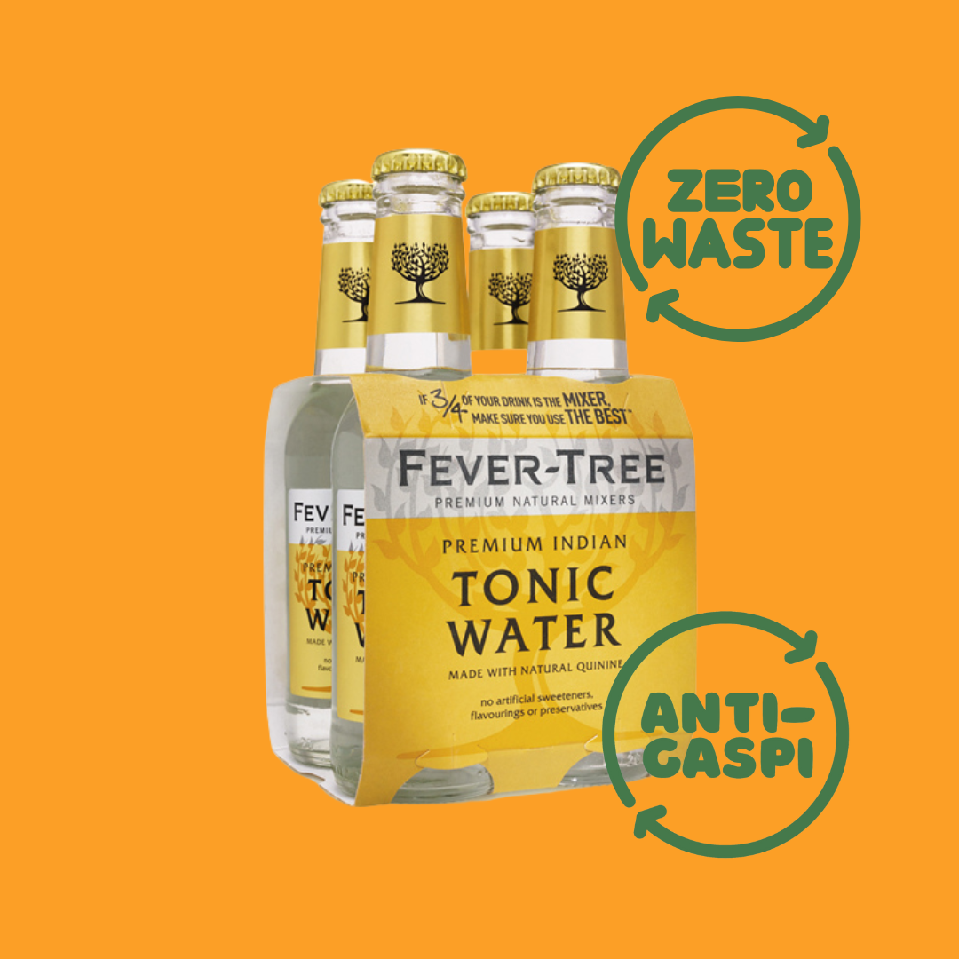 ZERO-WASTE FEVER TREE Premium Indian Tonic Water (4x20cl)