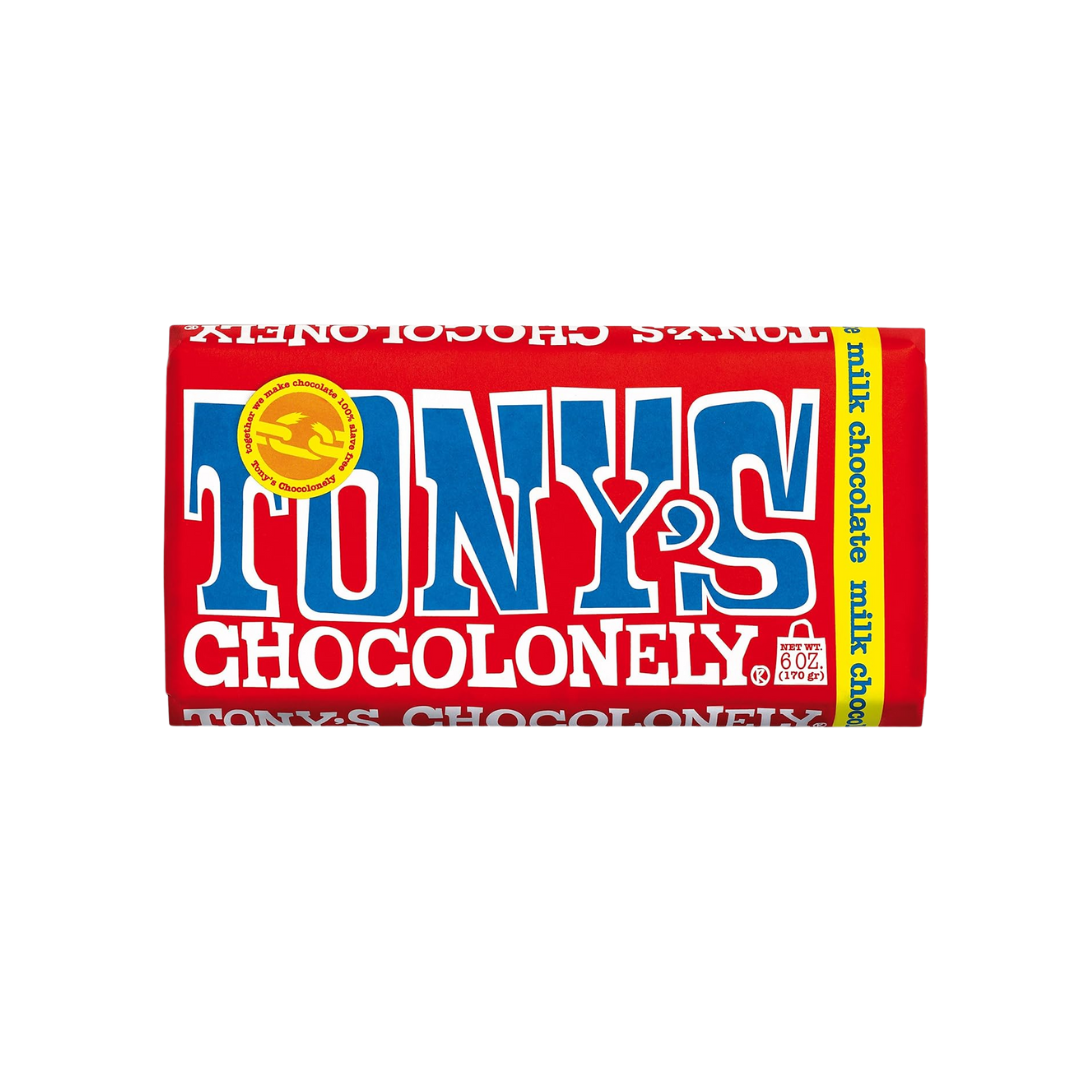 TONY'S CHOCOLONELY Chocolat au lait belge (180g)