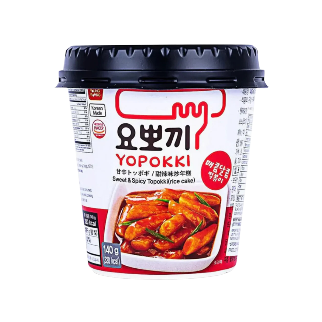 YOUNGPOONG Yopokki Cup Topokki Spicy (140g)