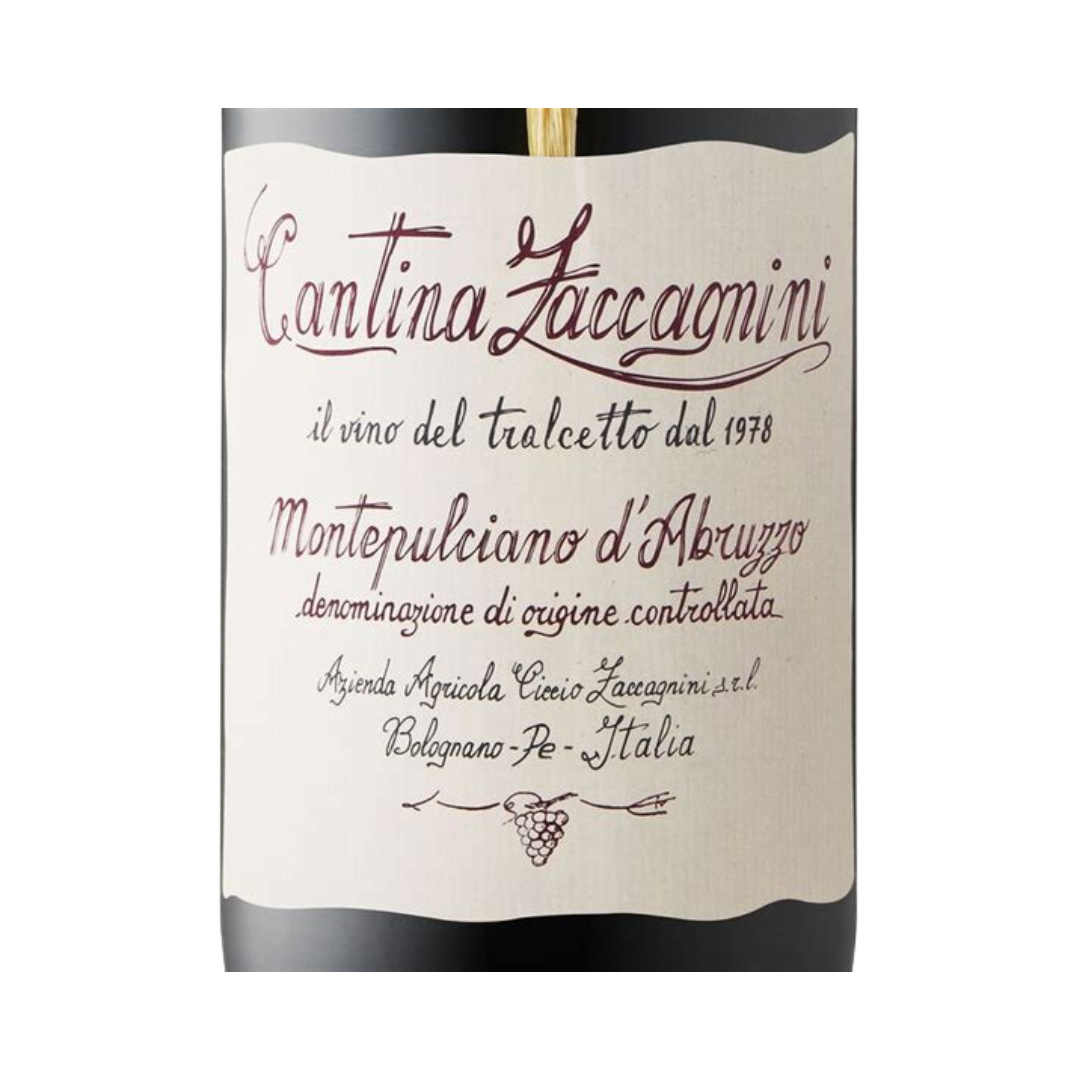 ZACCAGNINI MONTEPULCIANO D'ABRUZZO Italian Red Wine (75cl)