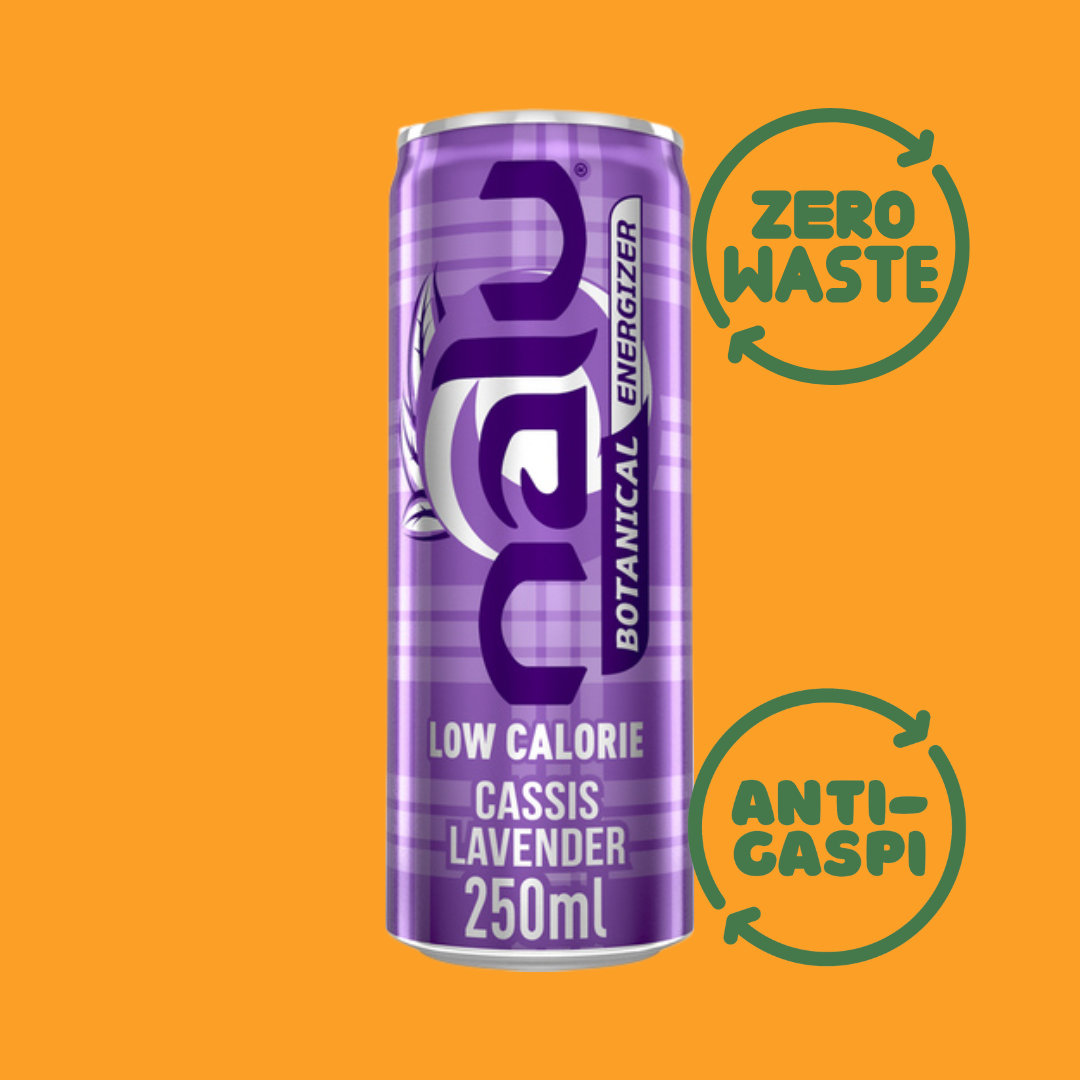 ZERO-WASTE NALU Energy Drink Cassis Lavender (33cl)