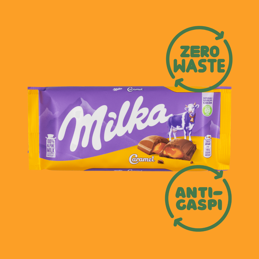 ZERO-WASTE MILKA Caramel Chocolate (100g)