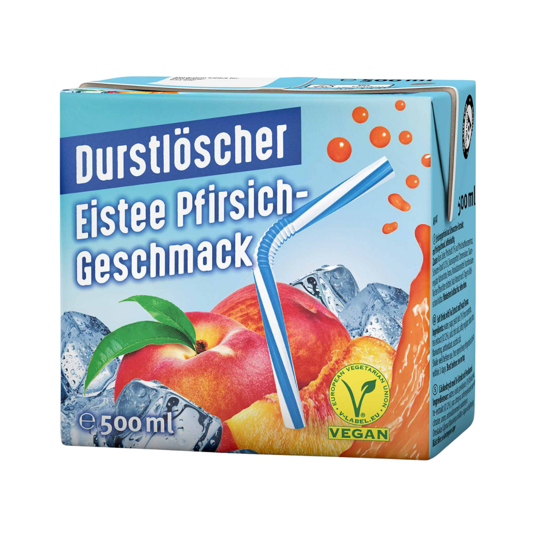 DURSTLÖSCHER Eistee Pfirsich-Geschmack (500ml)