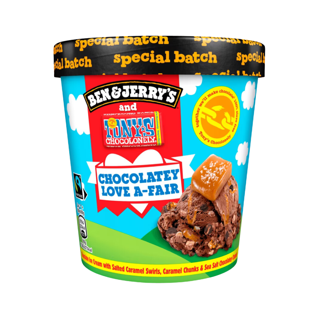 BEN &JERRY'S Tony's Chocolonely (465ml)