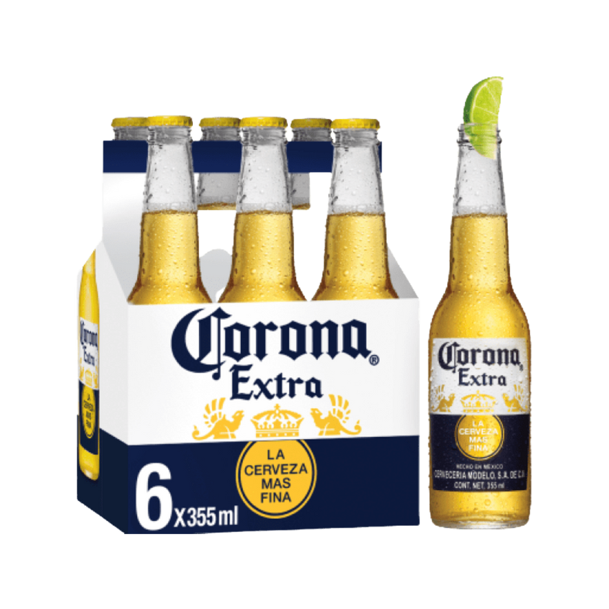 CORONA Bière blonde extra pâle 4,5 % (6 x 33 cl)