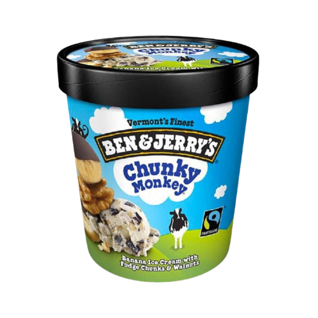 LIVERY_BEN & JERRY'S Chunkey Monkey (465ml)_Ice Cream_Luxembourg_open_now_delivery_livraison_convenience-store_ épicerie
