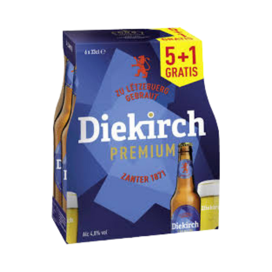 DIEKIRCH Premium Glass 4.8% 5+1 Gratis (6x33cl)