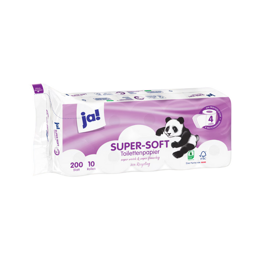 JA! Super-Soft Toilet Paper 4-ply