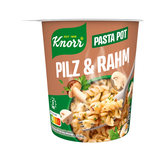 KNORR Pasta Snack Pot Pilz & Rahm Quick Meal (59g)