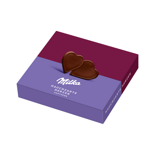 MILKA Hauchzarte Herzen Zartherb (130g)
