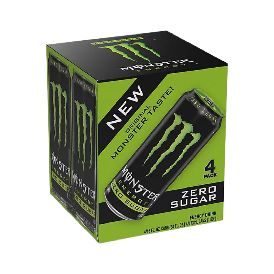 MONSTER ENERGY Original Zero Sugar (4x50cl)