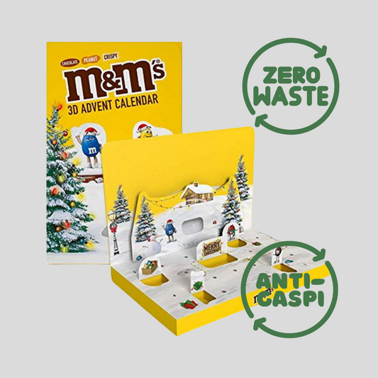 ZERO-WASTE M&M's 3D Advent Calendar (346g)