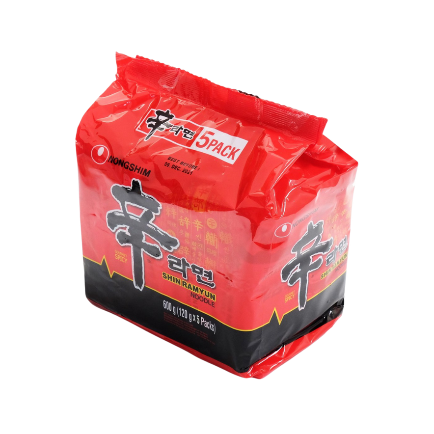 NONGSHIM Shin Ramyun Instant Noodles Spicy (5x120g)