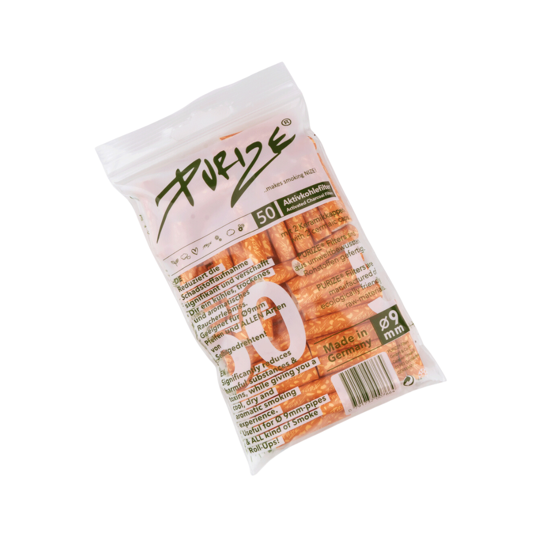 PURIZE Regular Size Spy Activated Carbon Filter (50pcs)
