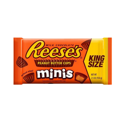 REESE'S Peanut Butter Unwrapped Minis Cups King Size (70g)