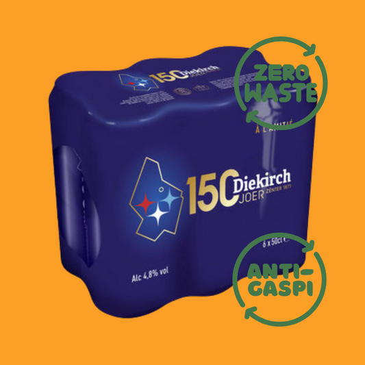 ZERO-WASTE DIEKIRCH Premium Blond Beer Can 4.8% (6x50cl)