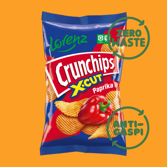 ZERO-WASTE LORENZ Crunchips X-Cut Paprika (130g)