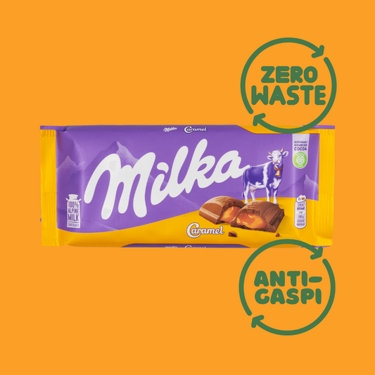 ZERO-WASTE MILKA Caramel Chocolate (100g)