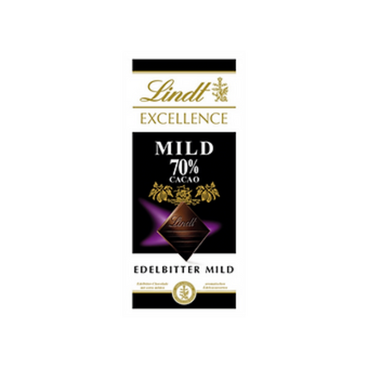 LINDT Excellence Edelbitter Mild 70% Cacao (100g)