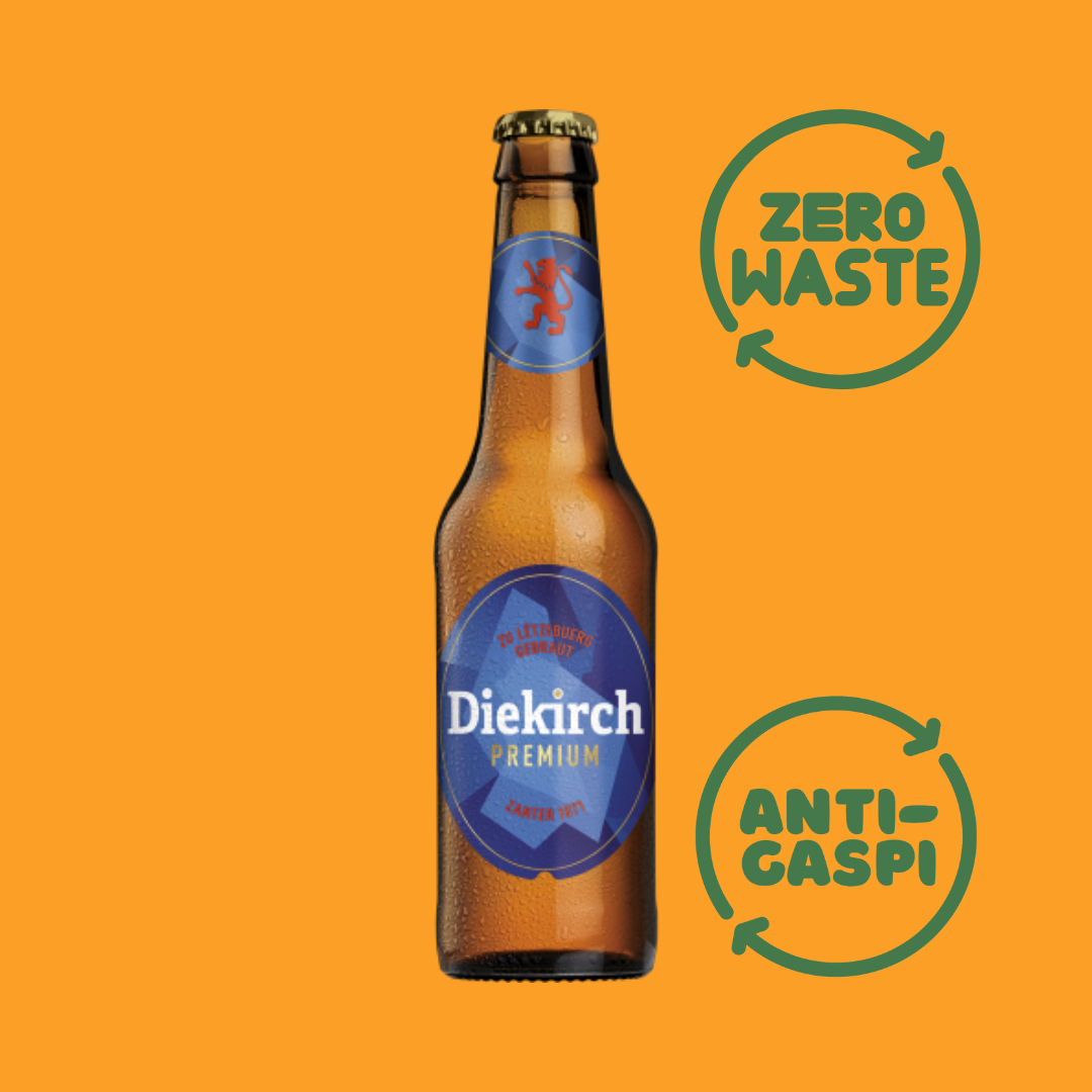 ZERO-WASTE DIEKIRCH Premium Blond Beer Glass 5% (33cl)