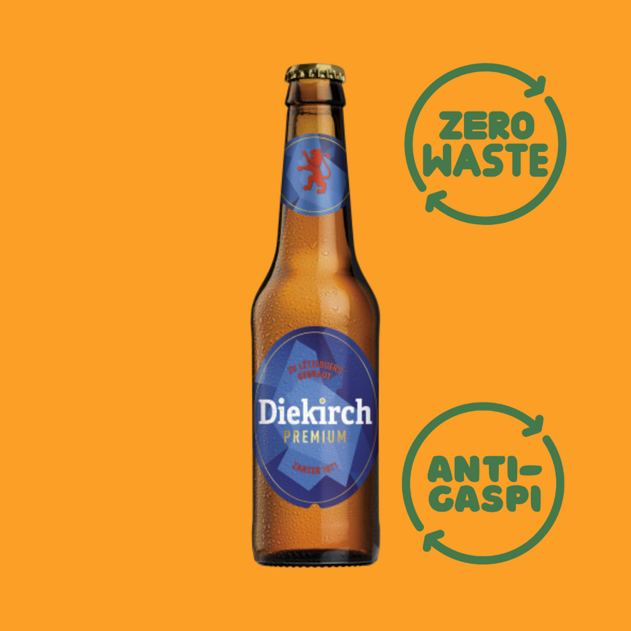 ZERO-WASTE DIEKIRCH Premium Blond Beer Glass 5% (33cl)