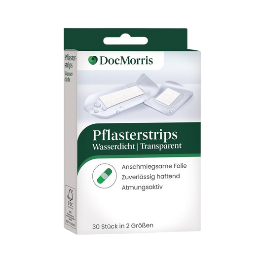 DOCMORRIS Wundpflaster sensitiv Wasserdicht (30pcsx10x6cm)