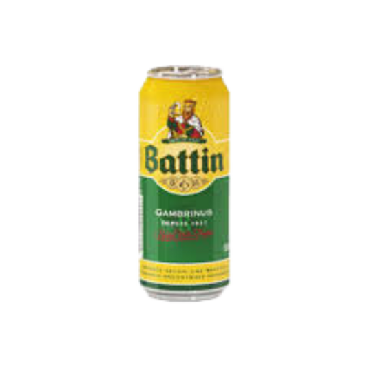 BATTIN Gambrinus Pils Beer 5.2% (50cl)